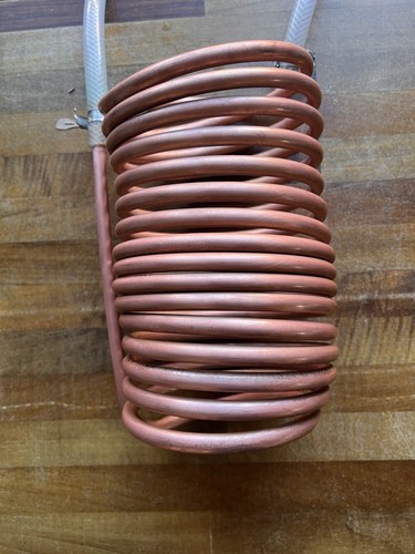 Copper wort chiller immersion - copper,