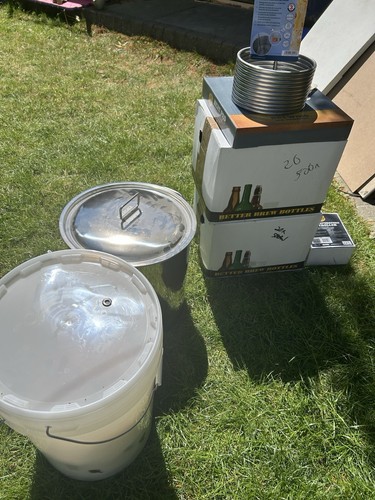Beer brewing kit - beer,
