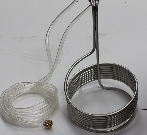 Stainless wort chillier - 3/8",